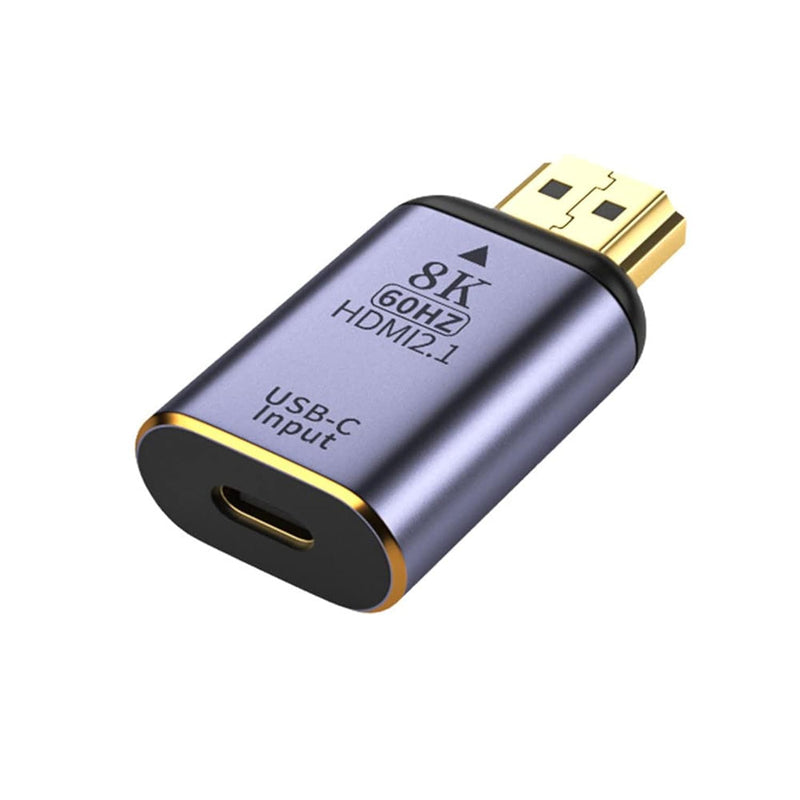 Xiwai USB-C Type C Female Source to HDMI Sink HDTV Adapter 8K@60hz 4K@120hz fo