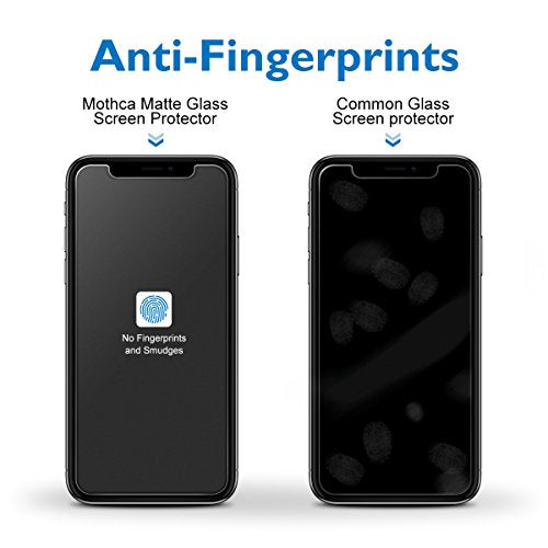 Matte Glass Screen Protector for iPhone 11 Pro Max/iPhone XS Max 6.5-inch, Anti-Glare & Anti-Fingerprint Tempered Glass Film, Case Friendly, Easy to