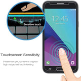 [2 Pcs For Samsung Galaxy J3 2017 Prime J327 J327R4 J327T1 J327W J3 Amp Prime 2 Sm-J327Az Emerge J327A J327P J3 V 2017 J327V J327Vpp Tempered Glass Screen Protector Protective Cover