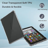 Clear Tpu Back Case For 8.0" Kindle Fire Hd 8 Tablet (8Th/7Th/6Th Generation,
