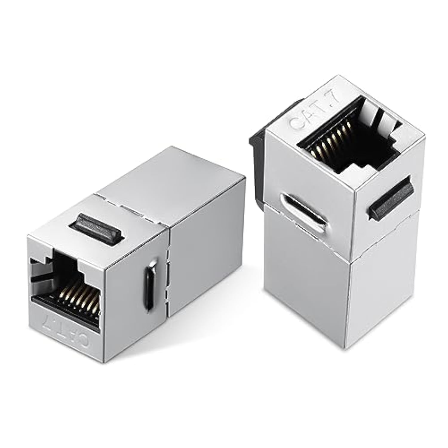 Cat7 Keystone Jack, Rj45 Keystone Shielded Coupler 10-Pack,Shielded Female To