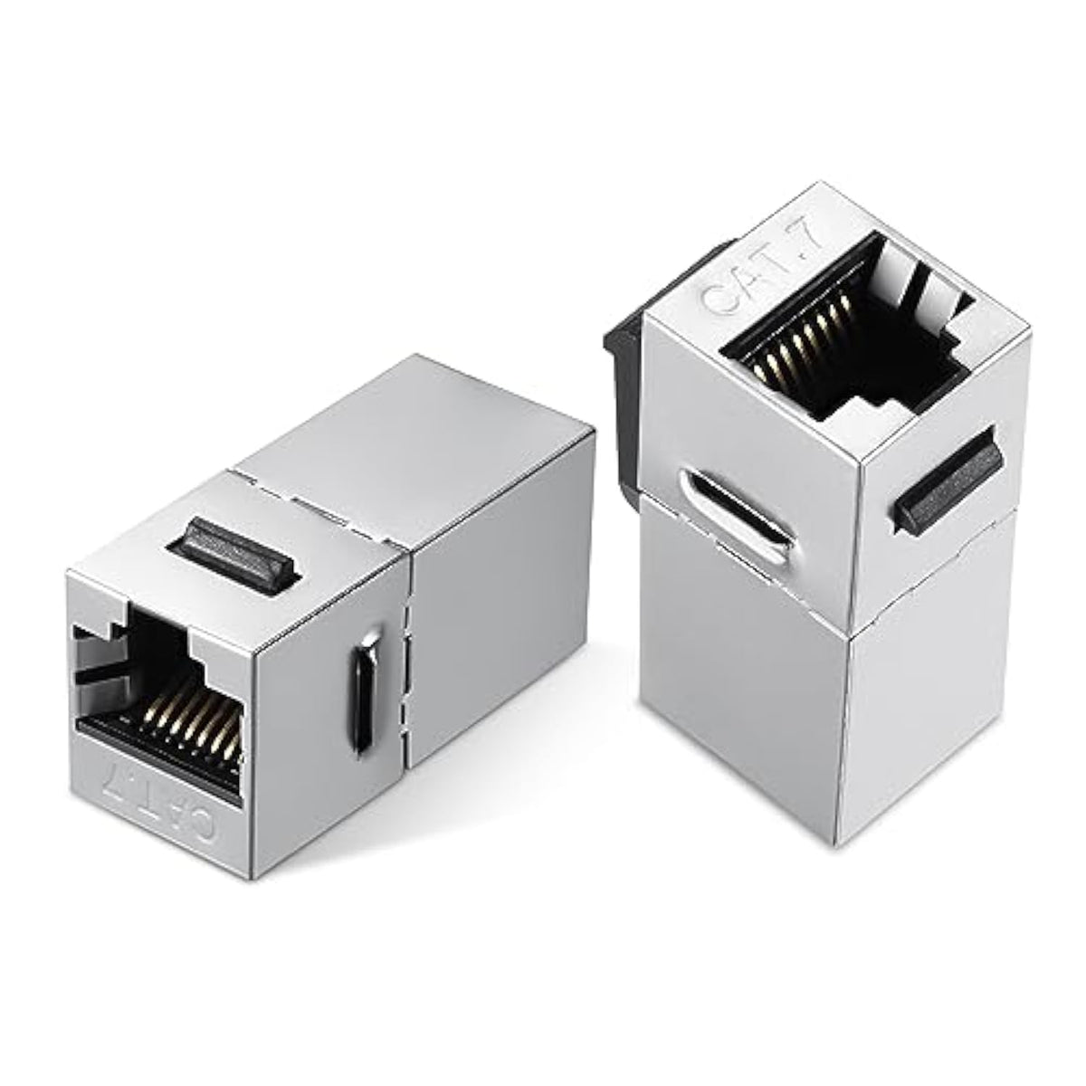 Cat7 Keystone Jack, Rj45 Keystone Shielded Coupler 10-Pack,Shielded Female To