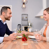 Metal Floral Hoops: 10 Sets Moon Shaped Metal Wreath Rings Stand With Wood Holders Centerpiece Table Decor For Diy Party Christmas Home Wedding Table Decor