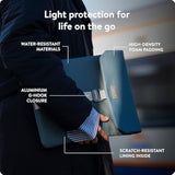 – Laptop Bag 14 Inch Case - Universal Laptop Sleeve – Water Resistant Durable Cover - Marine