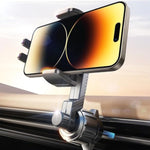 Phone Mount For Car Vent [Never Blocking] 360 Rotatable Car Phone Holder Mount Air Vent Clip Hands Free Cellphone Car Mount For Iphone 16 Pro Max Plus 16E 15 14 13 Samsung Android, Black