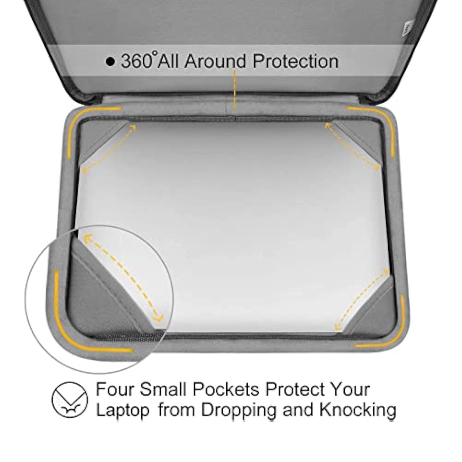 MOSISO Compatible with MacBook Air 13 inch Case 2025 2024 2023 2022 M4 A3240 M3 A3113 M2 A2681, Hard Shell&Sleeve Bag&Keyboard Skin&Webcam Cover&Screen Film for MacBook Air 13.6 inch, Black