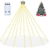Christmas Tree Lights With Remote 280 Leds Christmas Lights For Tree With 8 Lighting Modes, Timer And Memory Function, I