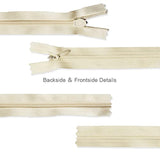 45Pcs 21.5 Inch Nylon Invisible Zippers For Tailor Sewer Sewing Craft