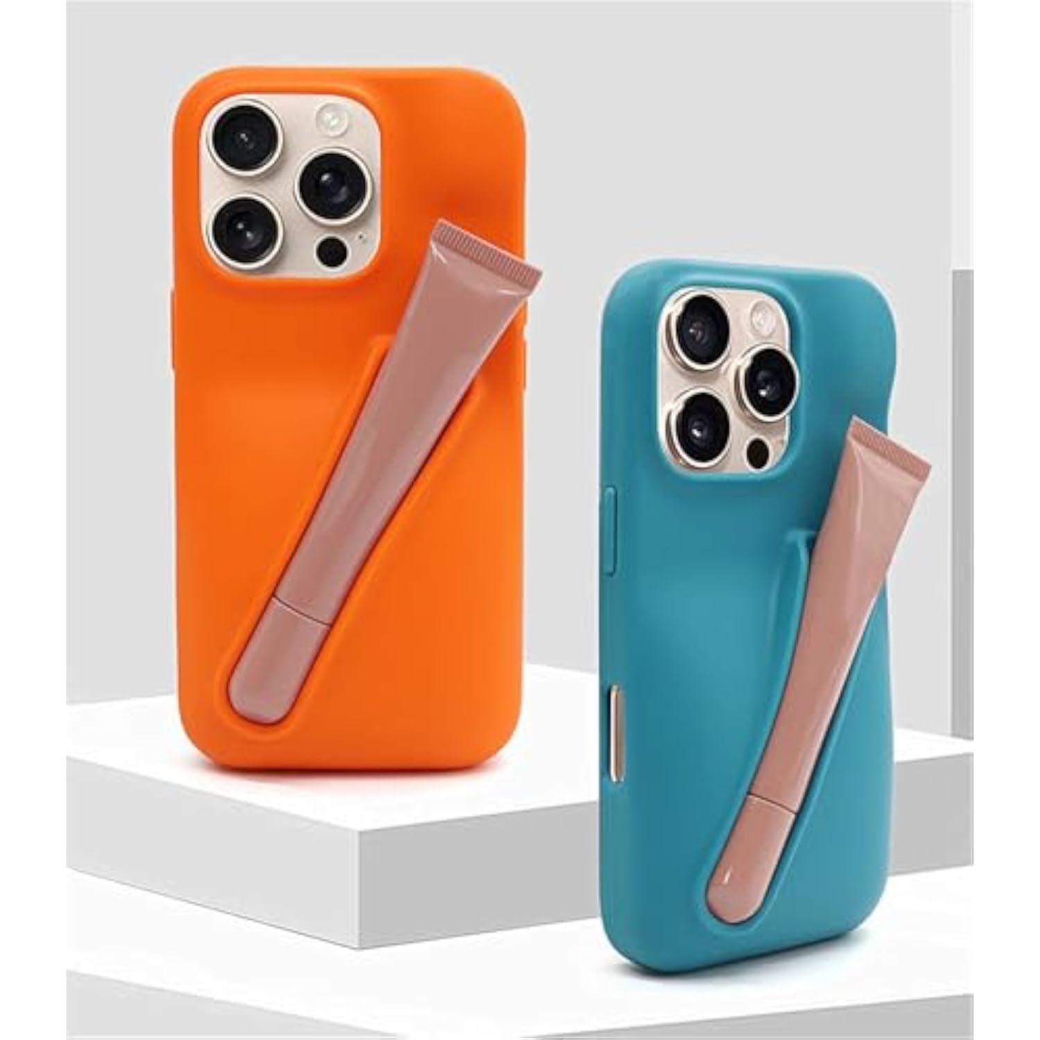Lip Gloss Case for iPhone 16 Pro Max 6.9 inch 2024 - Pink