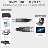 Long Printer Usb Cable Usb Printer Cable 30 Feet Usb 2.0 Type A Male To B Male