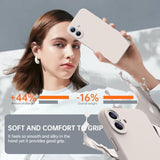 For 16 Case With 2 Screen Protectors - Compatible With Magsafe - Upgraded Camera Protection - Liquid Silicone Protective Phone Case For Men, Women,Girls - Rock Grey