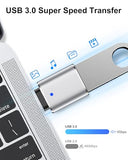 USB A to USB-C Adapter, 2Pack 5Gbps Super Data Transfer USB C to USB A Adapter, Type-C Male to USB 3.0 Female Fast Charging OTG Converter for iPhone