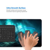 Boat Gaming Mouse Pad Shipwreck Seabed Coral Reef Xl Large Desk Mat Extended Laptop Keyboard Mat Gaming Desk Pad Office Computer Keyboard Laptop Home 31.5"X11.8"