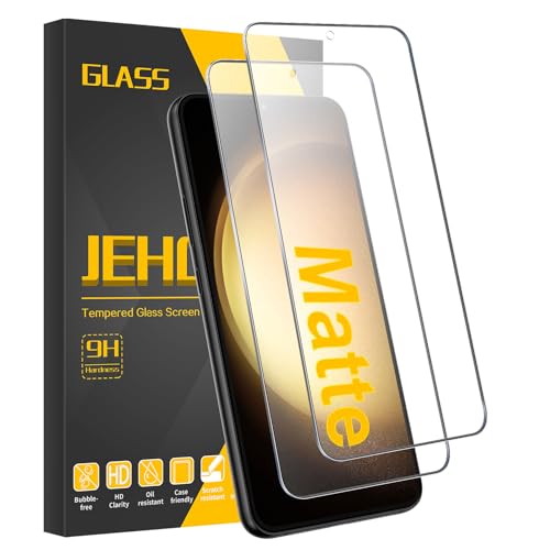 [2 Pack] Matte Screen Protector for  Galaxy S23, Ultrasonic Fingerprint Support, Anti-glare, Scratch-Resistant, Bubble-Free
