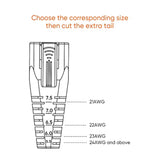 CableCreation RJ45 Ethernet Network Cable Strain Relief Boot 50-Pack Fits CAT5