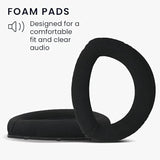 kwmobile Ear Pads Compatible with Sennheiser HD700 Earpads - 2X Replacement for Headphones - Black