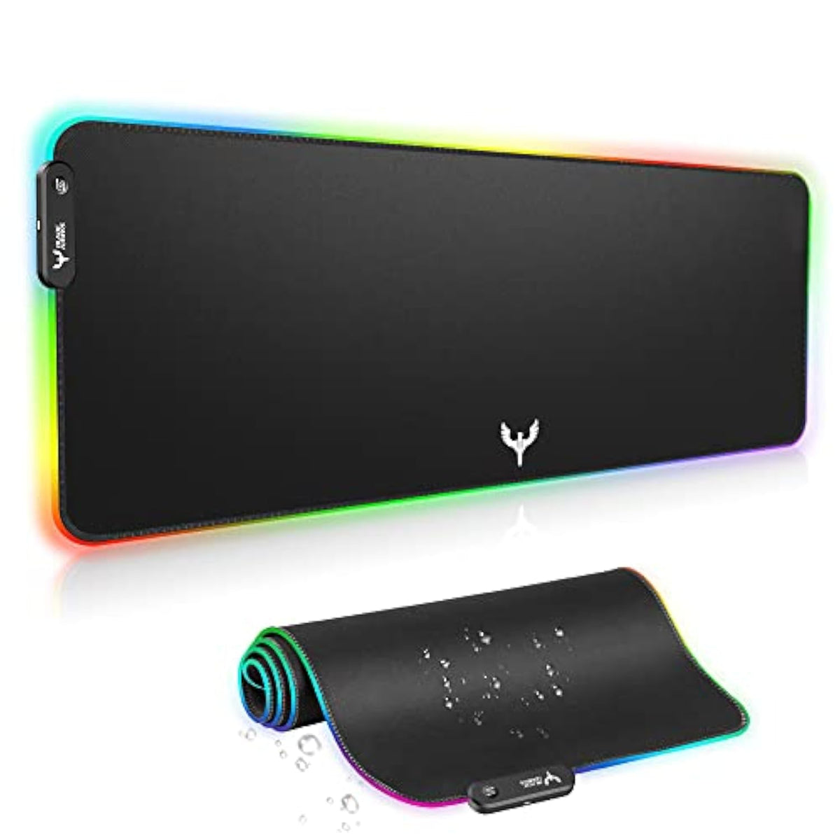 Extra Large Rgb Gaming Mouse Pad14 Light Modes, Extended Soft Led Mouse Pad, Antislip Rubber Base, Computer Keyboard Mousepad Mat (31.5 X 12 Inch)