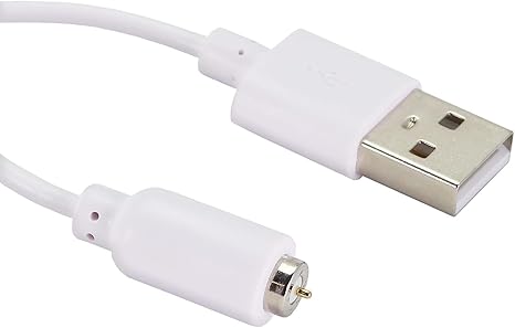 2 Pack Magnetic USB Charging Cable Replacement DC Power Cord with USB Adapter