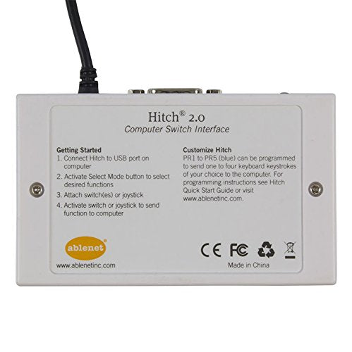 Hitch 2 - Plug-And-Play Usb Computer Switch Interface For Accessibility - Control, Learn, And Enhance User Experience - Product #10000021