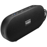 Pa1 Bluetooth Speaker With 20W Stereo Sound, 25H Playtime, Ipx7 Waterproof Portable Wireless Speaker With Eq Mode App Control, Dual Pairing For Home, Outdoor Travel, Black