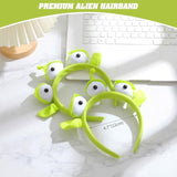 Three-Eyed Alien Monster Toy Headband Cute Plush Headband Headwear For Themed Party Girls And Kids (1 Pcs)