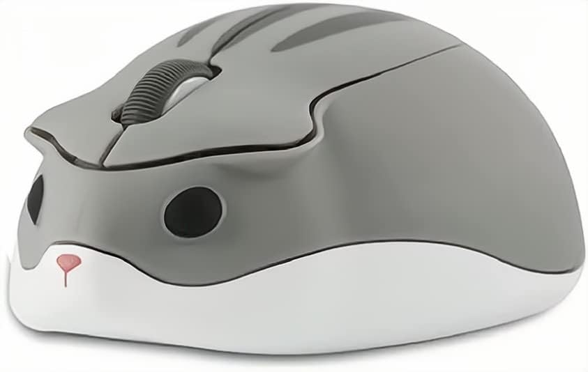 Wireless Mouse Bluetooth Cute Hamster Shape Kawaii Fun Portable Silent Lightweight Quiet Cordless Gaming Mice For Pc Laptop Computer Mac Ipad Pro Macbook Pro/Air Kids Boys Girls Women Men Gift