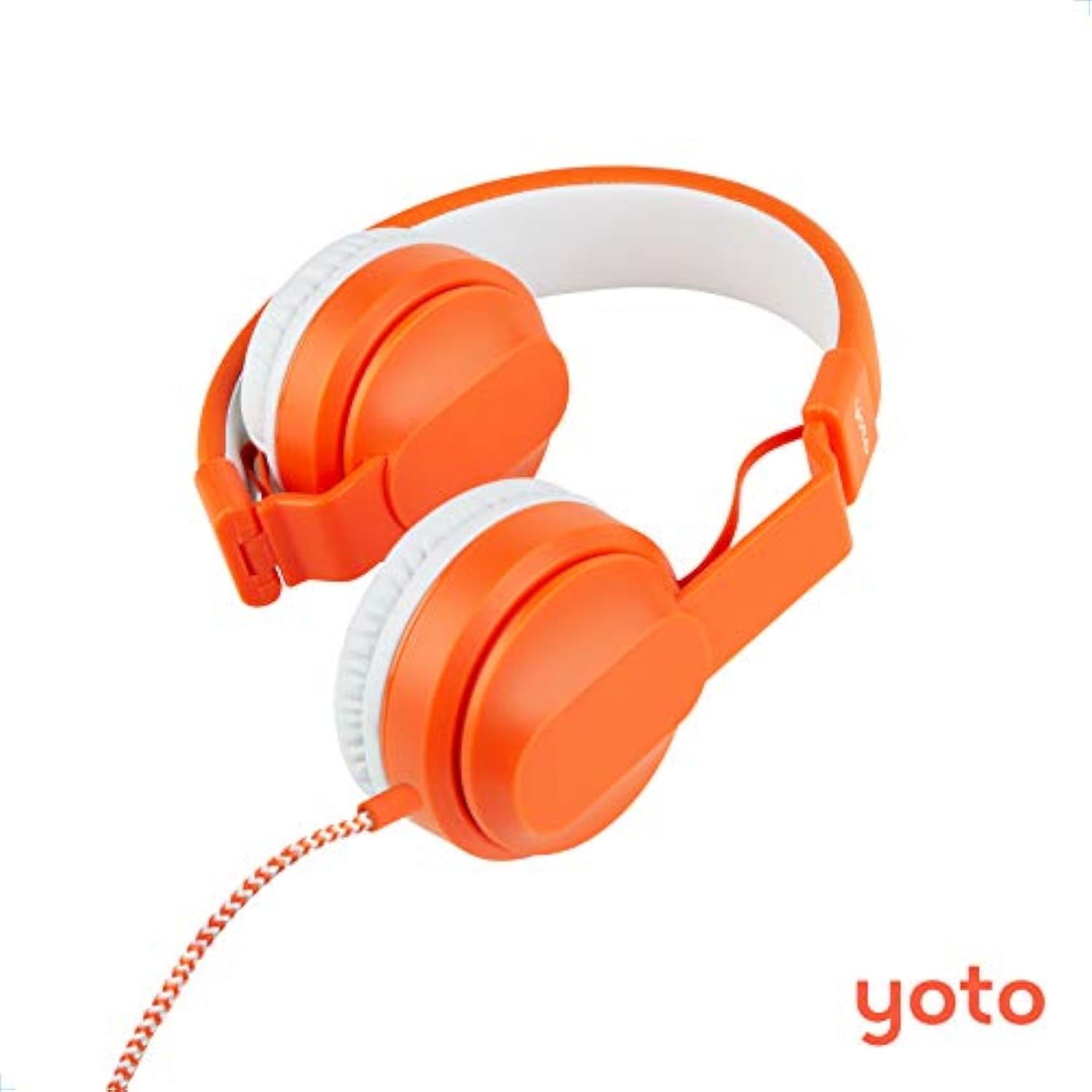 Headphones – Kids Adjustable & Foldable Over-Ear Headphones With Travel Bag, V