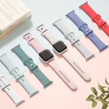 Sport Silicone Band for Apple Watch Series 1-9 SE Ultra 38-49mm Waterproof