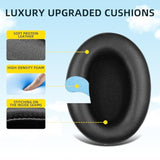 Replacement Earpads For Sony Wh-1000Xm4 (Wh1000Xm4) Headphones, Ear Pads Cushions With Noise Isolation Foam, Added Thickness, Without Affecting Sensor(Black)