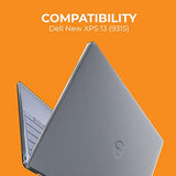 Gumdrop ProTech Hard Shell Laptop Case Fits Dell XPS 13 9315 (Clamshell) Slim and Lightweight Reliable Scratch-Proof Clear Protective Cover for Office, Business and Commercial Use