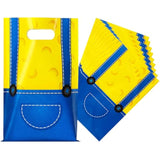 30 Sets Yellow Goodie Bags,Gift Bags For Birthday Party Favors,Halloween Bag For Birthday Party Decorations