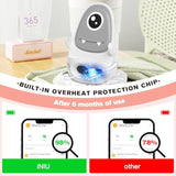 Annskin Wireless Charger Mount 15W Cute Dinosaur Fast Charging Car Phone Holder Stand Silicone Anti-Slip Desk Phone Stand Compatible With Iphone Samsung Android Smart Phones Gps Devices And More