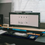 Large Extended Computer Mouse Pad With Non-Slip Rubber Base, Long Gaming Mouse Mat With Stitched Edges, Xl Anime Mousepad For Laptop, 31.5 X 11.8 Inch (Watercolor Galaxy)