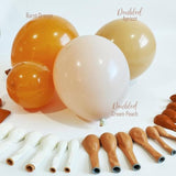 Burnt Orange Balloon Arch Kit: Fall Party Garland, Baby Shower Decor