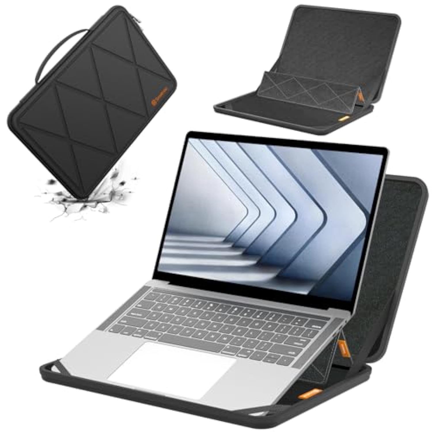 Smatree MS89 Hard EVA Protective Sleeve Case with Stand Compatible for 16 inch ASUS Vivobook Pro 16X N7601/16 K6602, Vivobook S 16 FLIP OLED/Pro 16X OLED, ExpertBook B3 B3604 Copilot+PC Laptop
