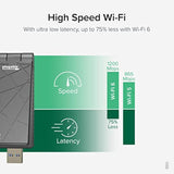 Wifi 6 Usb Wifi Adapter For Desktop Pc And Laptops, Ax1800 Usb 3.0 And Usb C W