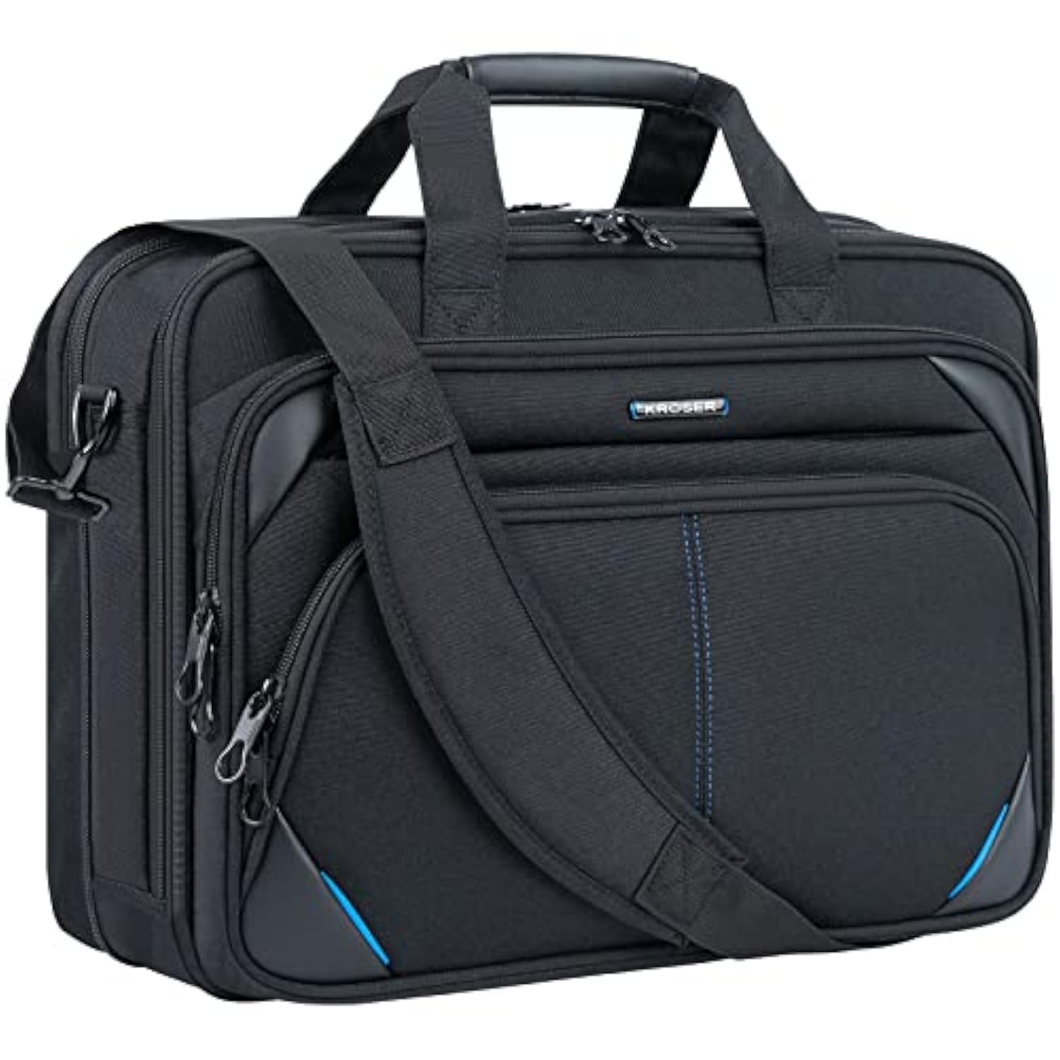 Laptop Bag 17.3 Inch Premium Laptop Briefcase, Expandable Laptop Shoulder Messenger Bag Durable Computer Case
