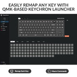 Q3 Max Wireless Custom Mechanical Keyboard, Full Aluminum 2.4 GHz Bluetooth QMK TKL Layout RGB with Hot-swappable Gateron Banana Switch Compatible