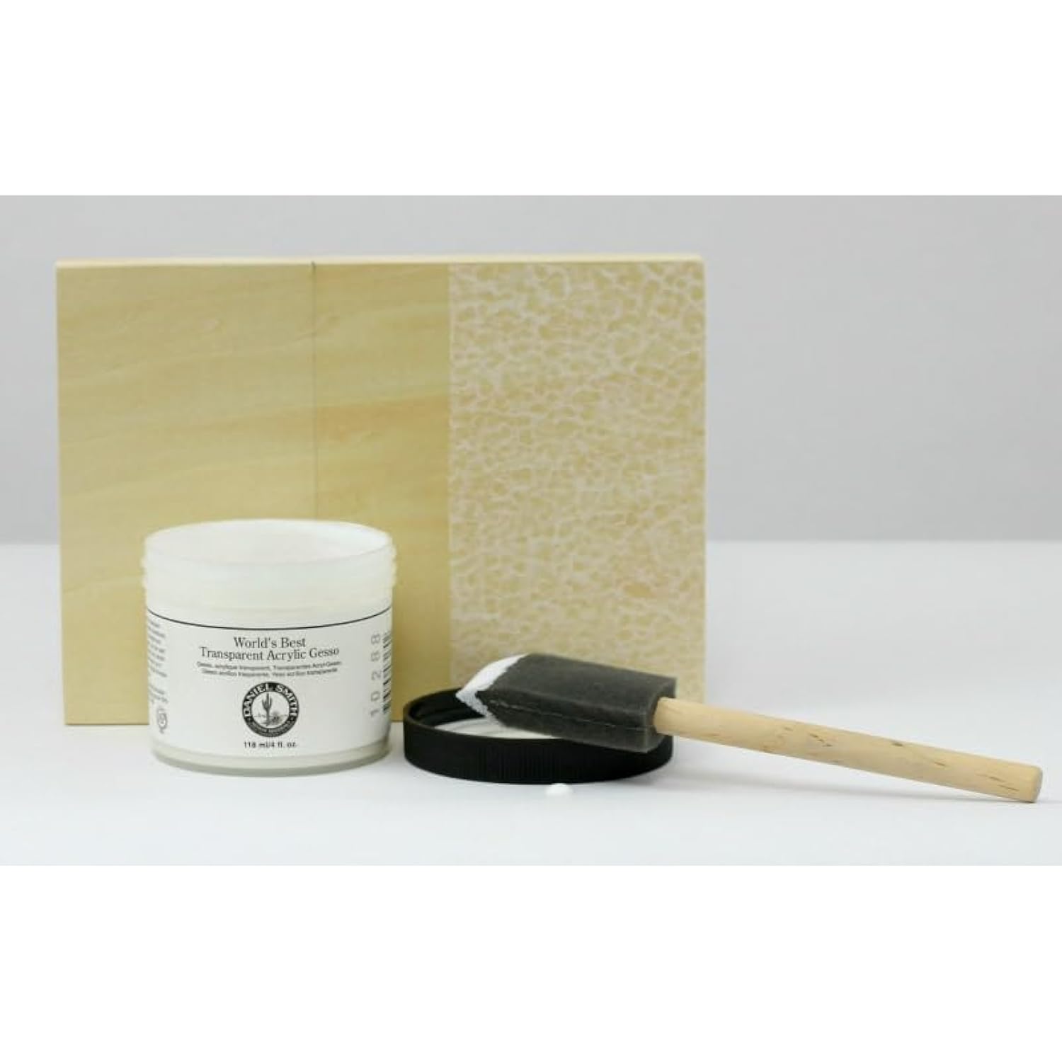 DANIEL SMITH Acrylic Gesso, 4oz Jar Transparent, 284060016