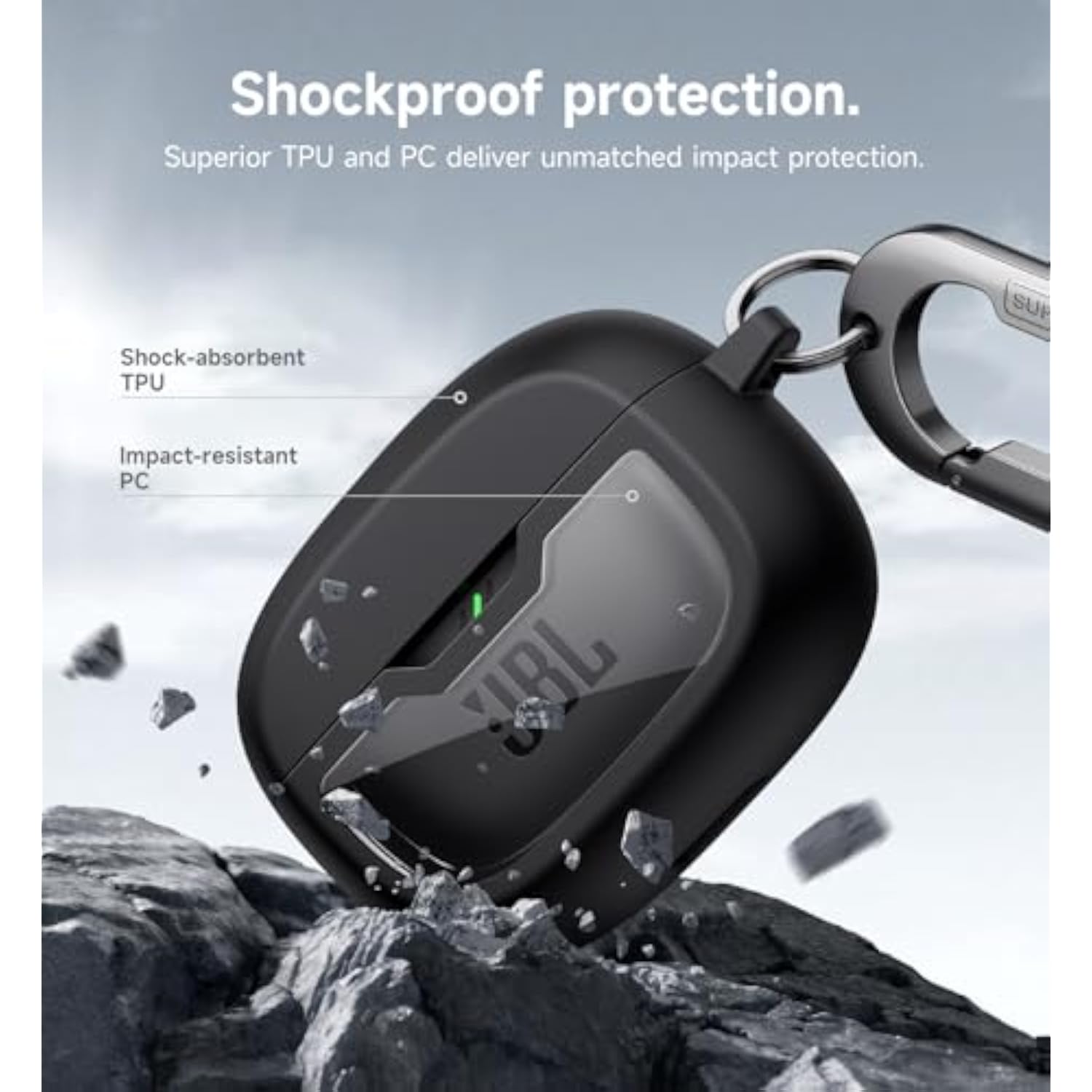 Protect Your JBL Vibe Beam 2 Earbuds with a Durable Magnetic Case
