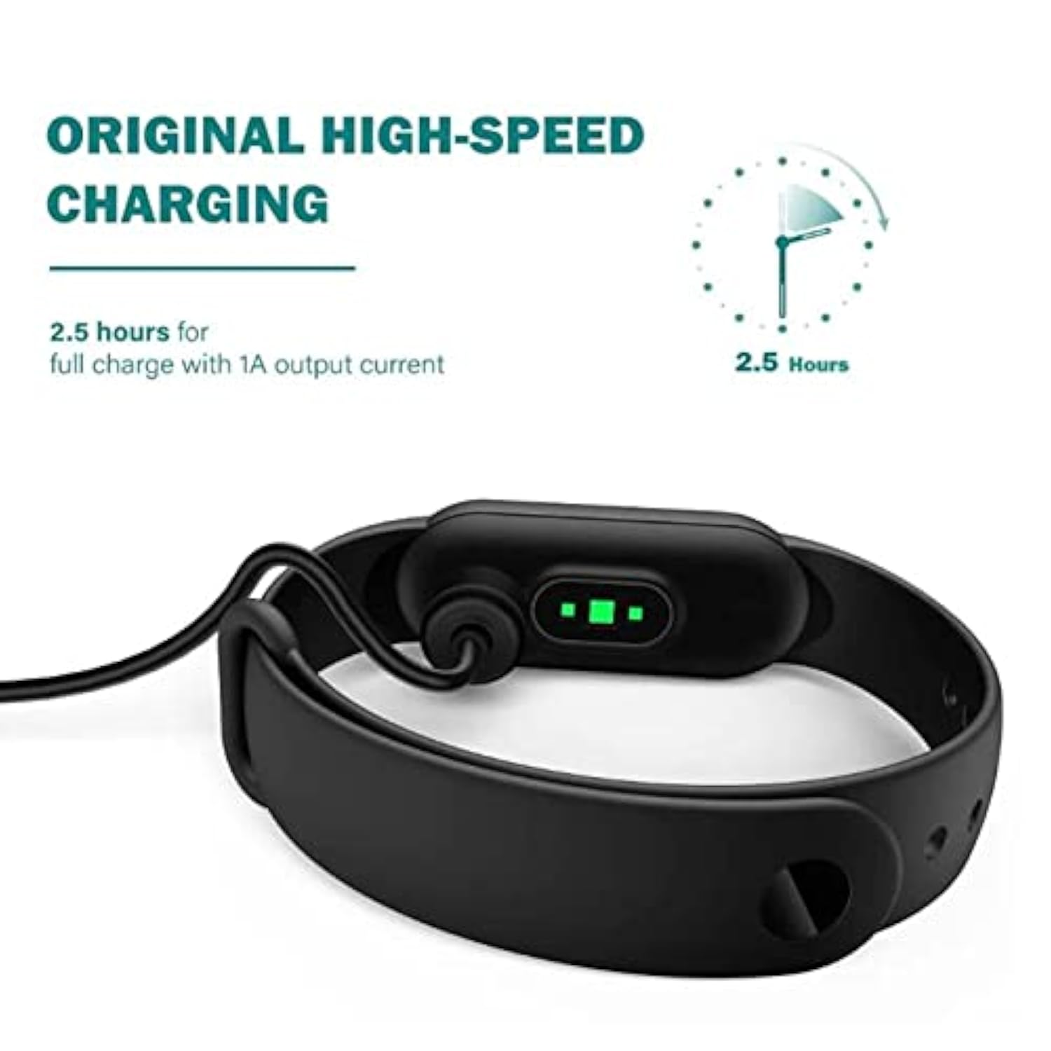 Usb Charger Compatible For Mi Band 5 6 7 5Nfc 6Nfc For Band 5, 3.3Ft Magnetic Charging Cable, 5V 1A Replacement Usb Cord
