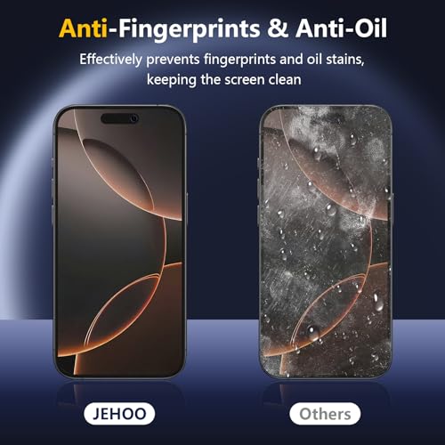 [2 Pack] for iPhone 16 Pro Max Matte Glass Screen Protector, Anti-Glare, Anti-Fingerprint, 9H Tempered Glass, Anti-Scratch