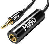 1/4 To 3.5Mm Instrument Cable, Trs Headphone Adapter 6.35Mm Female To 3.5Mm Male 1/8 To 1/4 Stereo Audio Adapter For Amplifier, Guitar, Piano, Speaker To Phone, Laptop, Headphone - 12Inch/30Cm