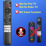 Replacement TCL Google TV Remote RC813 for QM Series 4K UHD Smart TVs