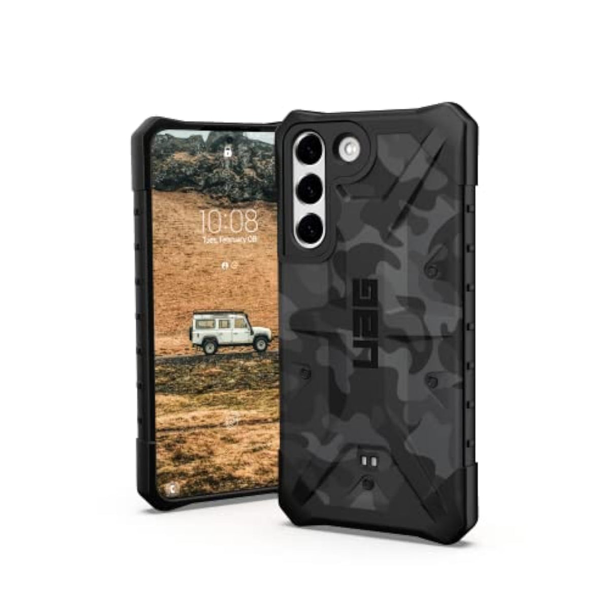 Uag Designed For Samsung Galaxy S22 Case Camo Midnight Rugged Lightweight Slim Shockproof Pathfinder Se Protective Cover, [6.1 Inch Screen]