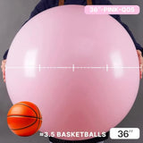 4-Pc 36" Baby Pink Balloons Pastel Light Pink Party Decor