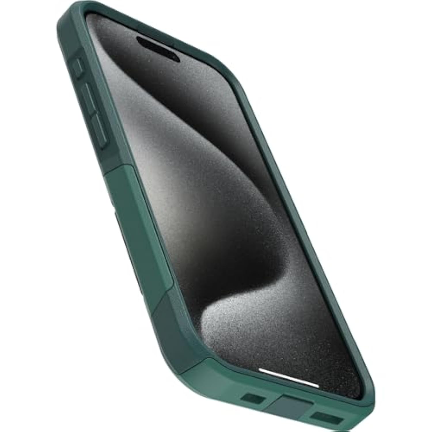 OtterBox iPhone 15 Pro (Only) Commuter Series Case - GET Your Greens, Slim & Tough, Pocket-Friendly, with Port Protection