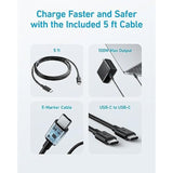 Anker MagGo Wireless Charging Station with Mac Book Pro 100W USB C Charger