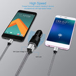 Super Fast Charger Type C Kit, 18W Quick Charge 3.0 Wall Charger Car Adapter For Samsung Galaxy S25 Ultra S25 S24 Fe Z Flip6 Flip5 Fold6 A55 A35 A15 A14 A13 S23 Iphone 16/15/Pro With 2 Usb C Cable 3Ft