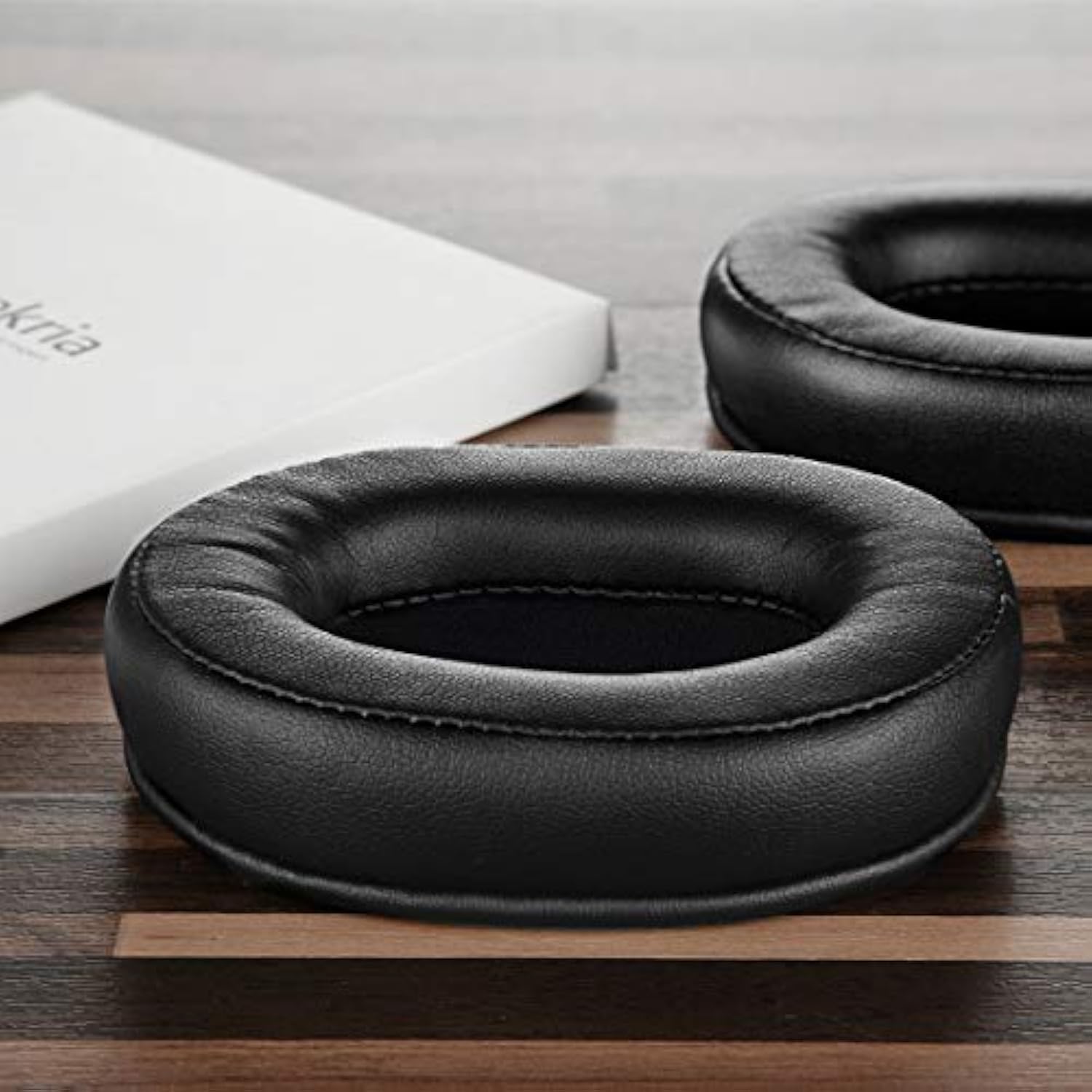 Geekria QuickFit Replacement Ear Pads for Audio Technica ATH-M50X, M50XBT, M50xBT2, M50, M40X, M30, M20, AR5BT Headphones, Ear Cushions with Video Guide (Black)